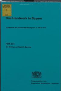 Heft 374 - 1977 Handwerkszählung